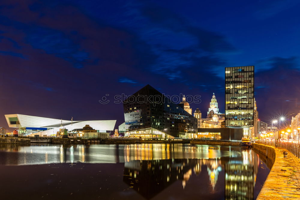 Similar – Image, Stock Photo Dawn over Frankfurt Town