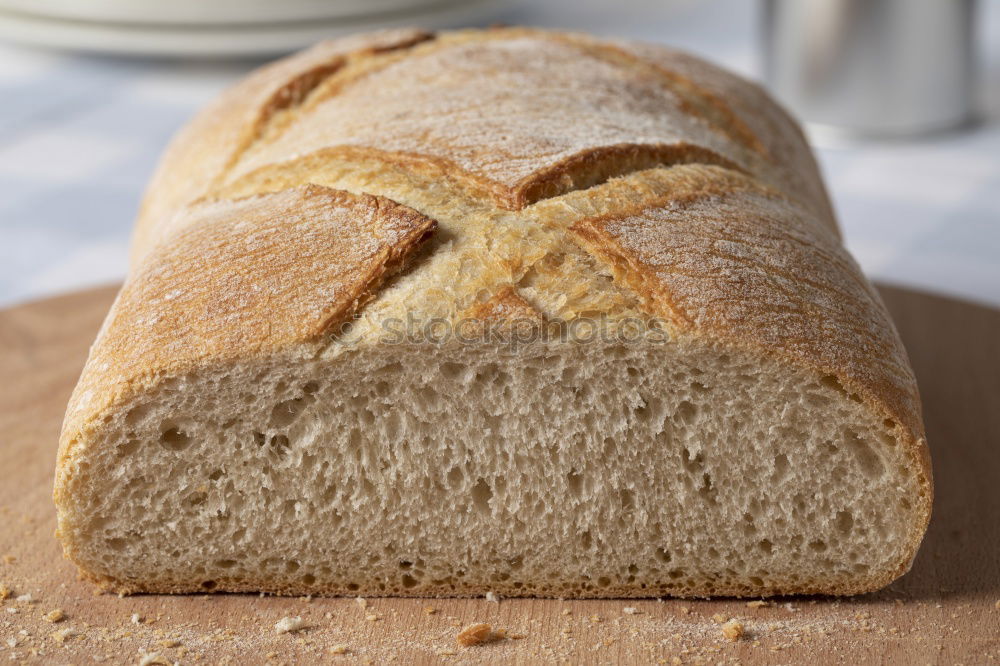 Similar – Image, Stock Photo whole baked round bread