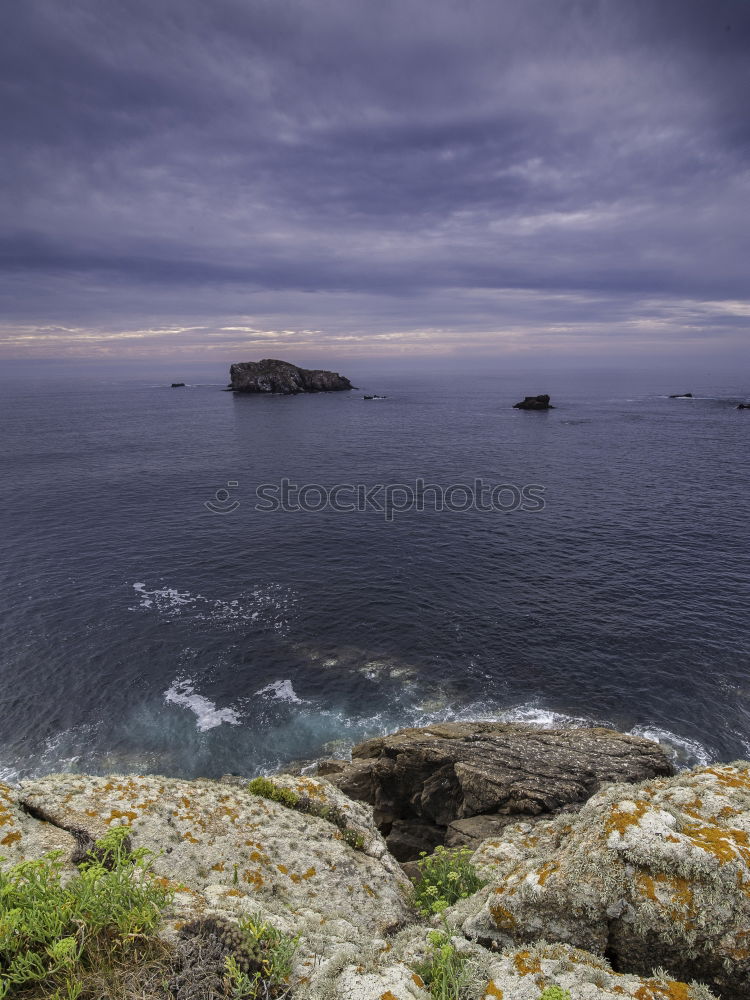 Similar – Image, Stock Photo Lighthouse at Cabo Carvoeiro with rugged rocks