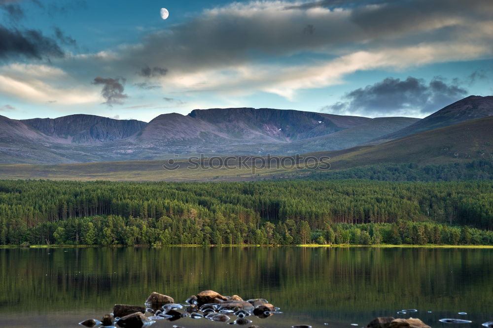 Similar – Image, Stock Photo View from Applecross Pass to Loch Kishorn in Scotland