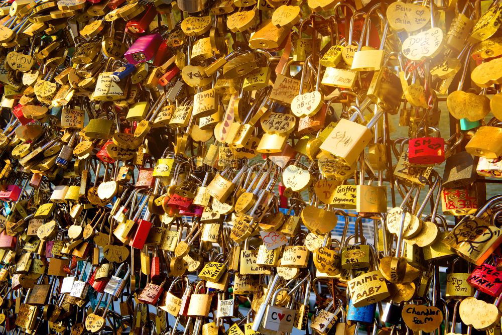 Similar – Padlocks of love