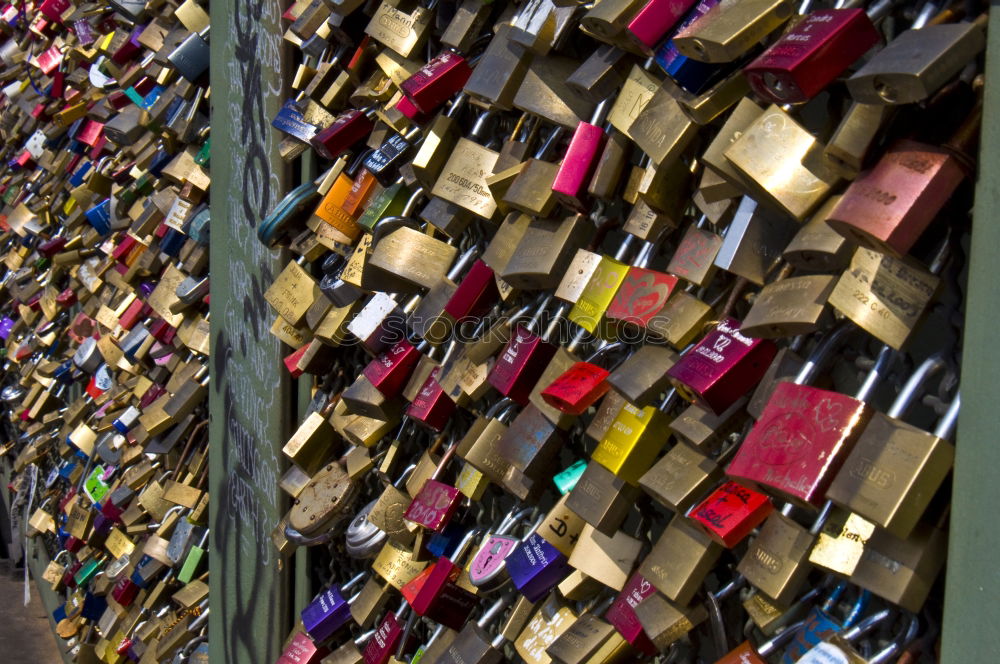 Similar – Padlocks of love