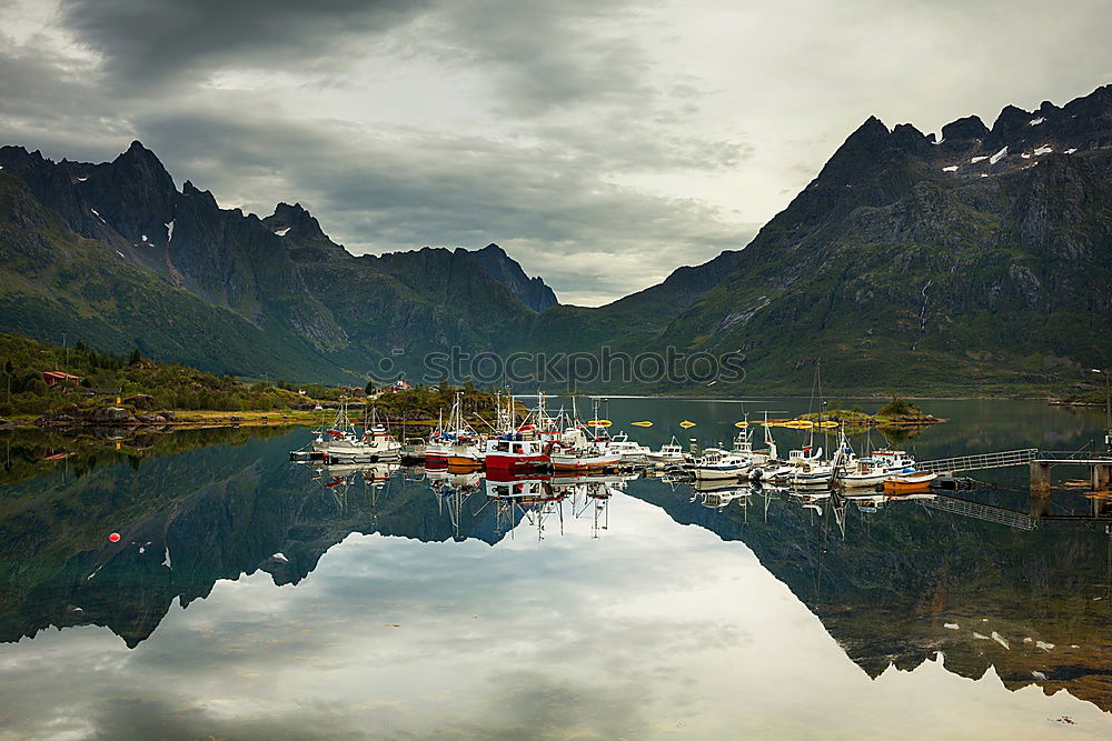 Similar – Image, Stock Photo Building placed at lake