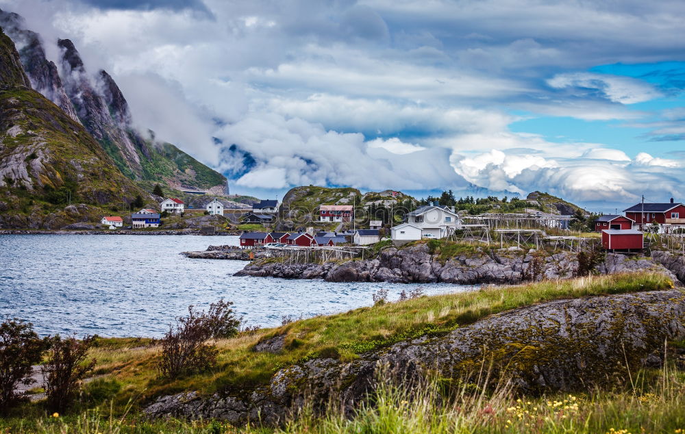 Similar – Foto Bild Blick auf die Stadt Fjällbacka in Schweden