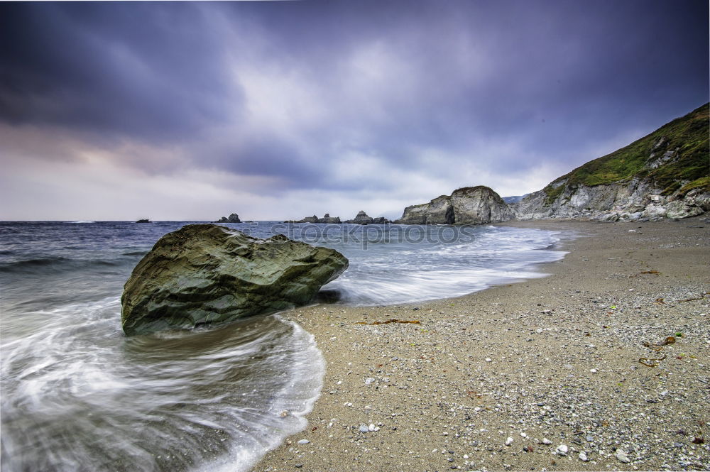 Similar – Baltic Sea coast on the island of Moen in Denmark