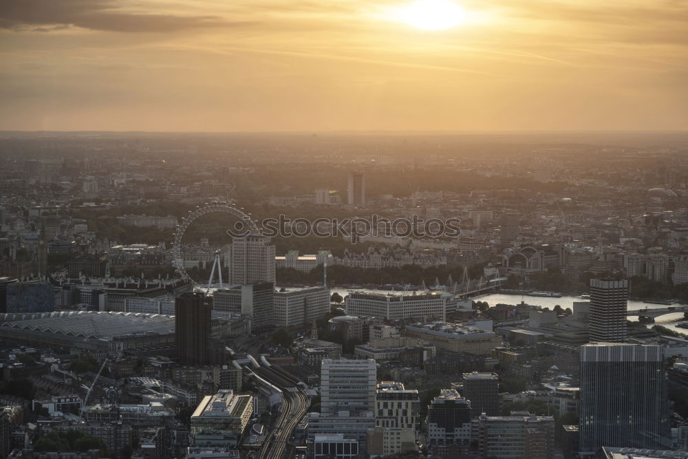 Similar – Autumn panoramic view of Berlin XII