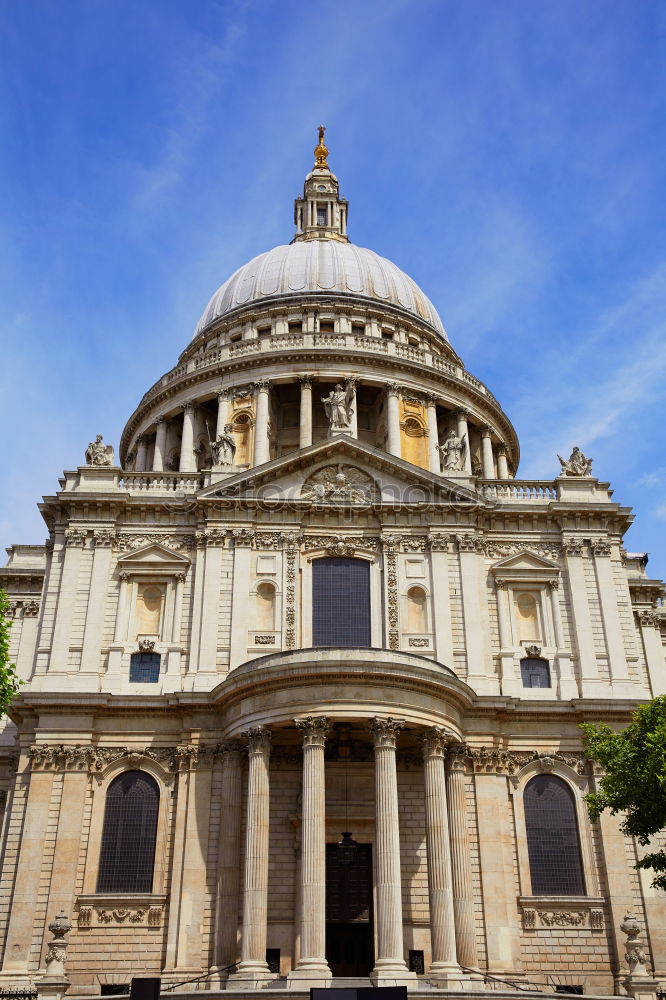 Similar – Top of the Invalides Cathedral against blue sky