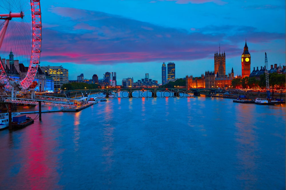 Image, Stock Photo London skyline