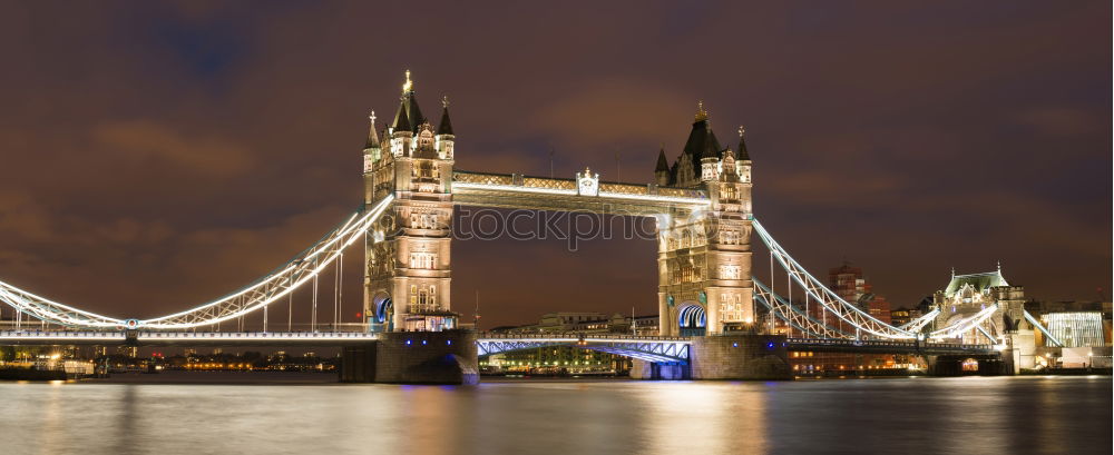 Similar – Moon over Tower Bridge