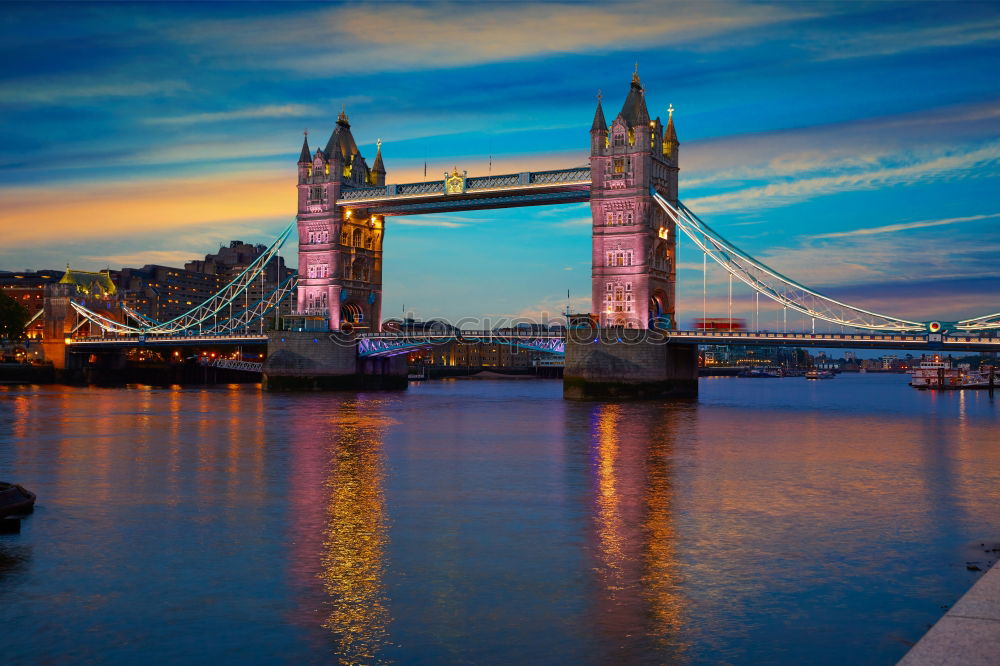 Similar – London Nights Tower Bridge