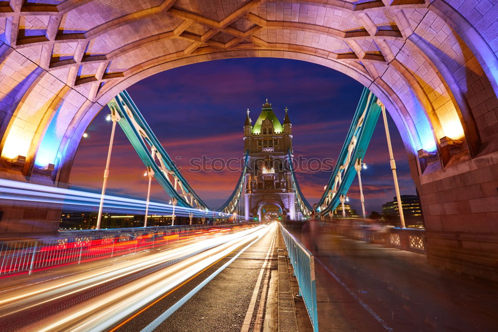 Similar – Image, Stock Photo Tower Bridge at night