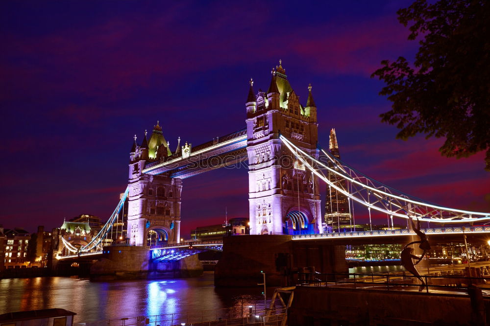 Similar – London Nights Tower Bridge