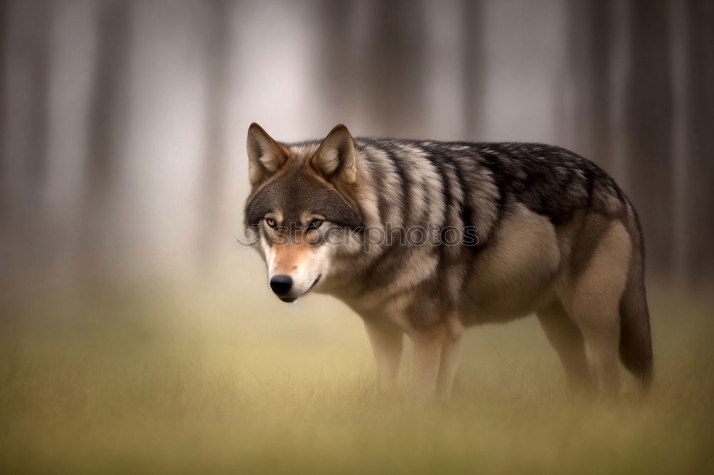 Similar – Image, Stock Photo inquisitiveness Wolf Snout