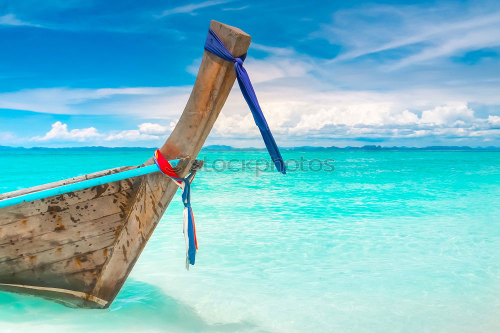 Similar – Image, Stock Photo pirogue and south china sea