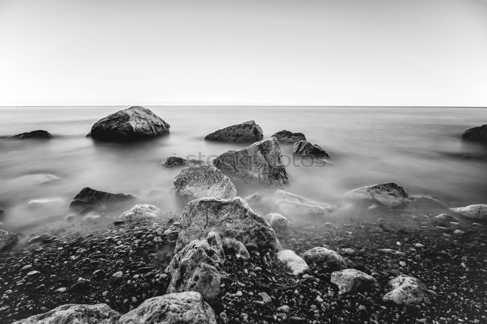 Image, Stock Photo Stage at the Baltic Sea coast