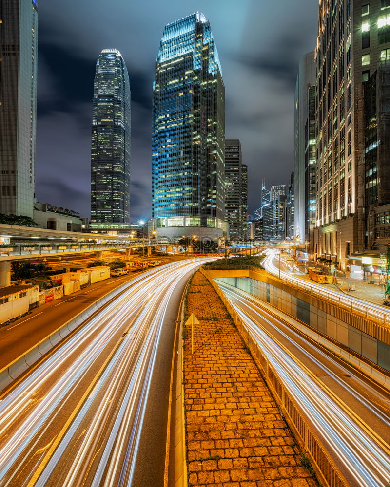 Similar – Image, Stock Photo hong kong at night Town