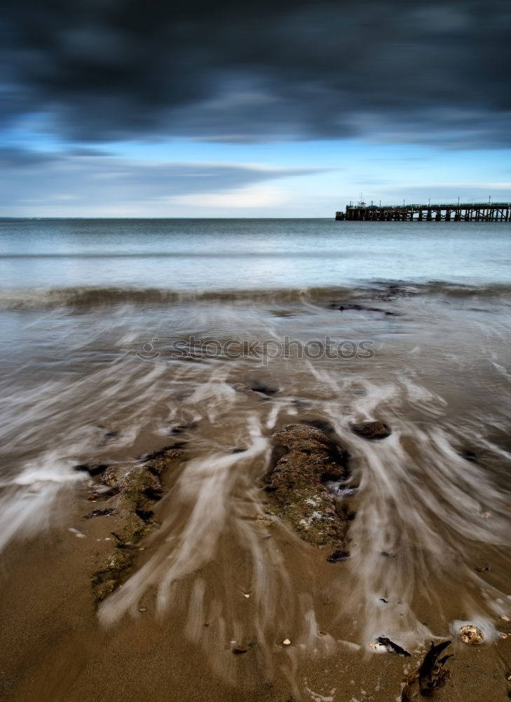 Similar – Image, Stock Photo beach walk Well-being Calm