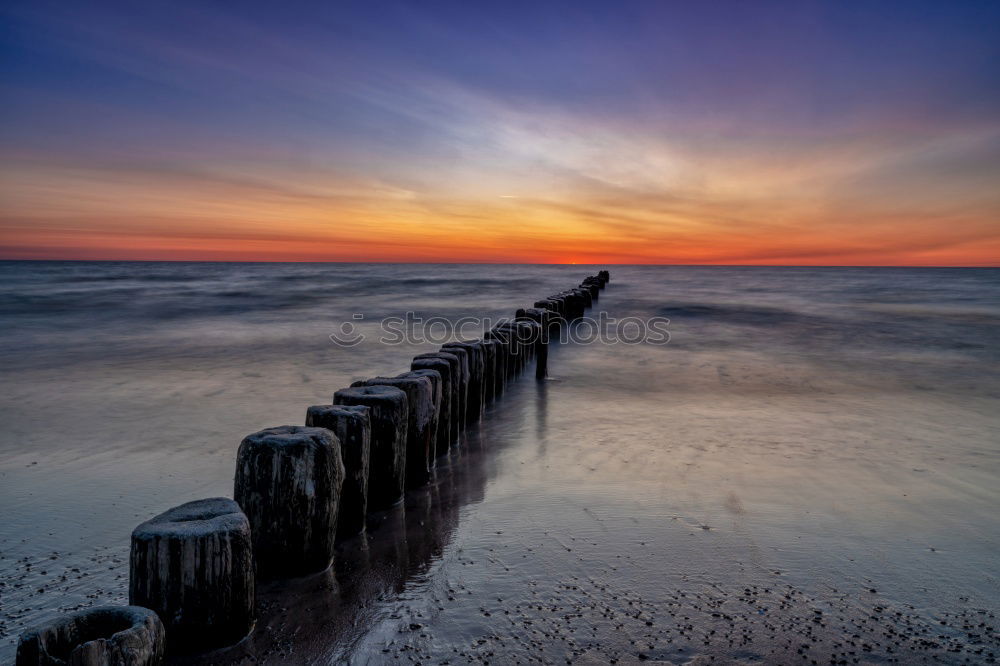 Similar – Image, Stock Photo Seebrücke Ahlbeck on Usedom at sunrise_001