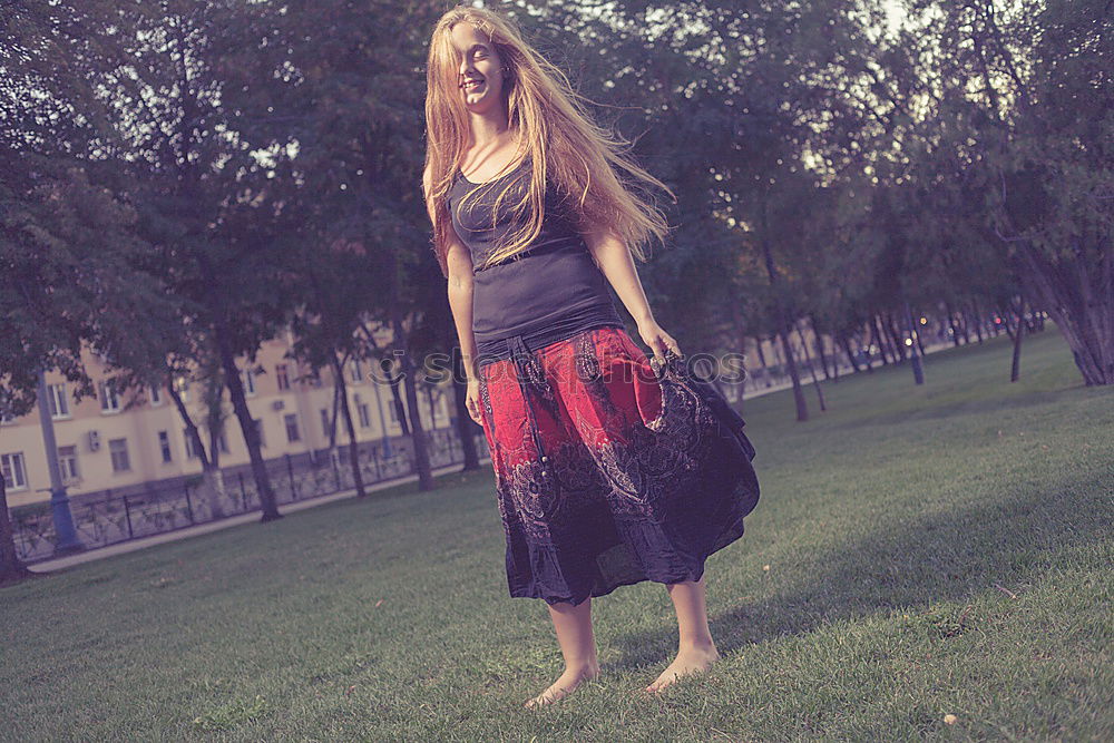 Similar – Image, Stock Photo Young woman standing in front of graffiti