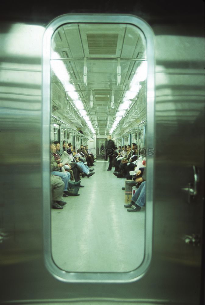 Similar – On the way in a train. Photo: Alexander Hauk