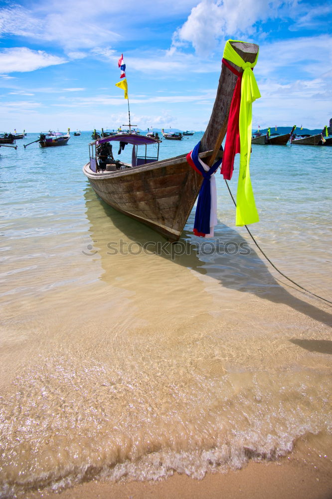 Similar – Image, Stock Photo pirogue and south china sea