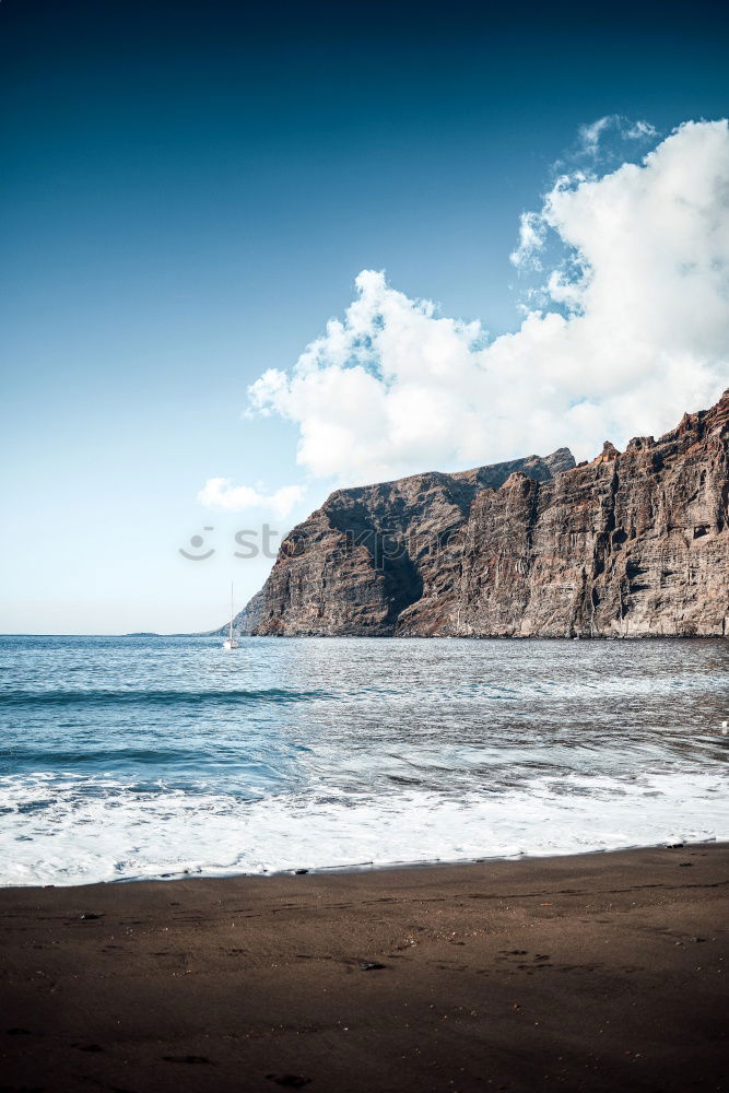 Similar – Lava Beach Iceland