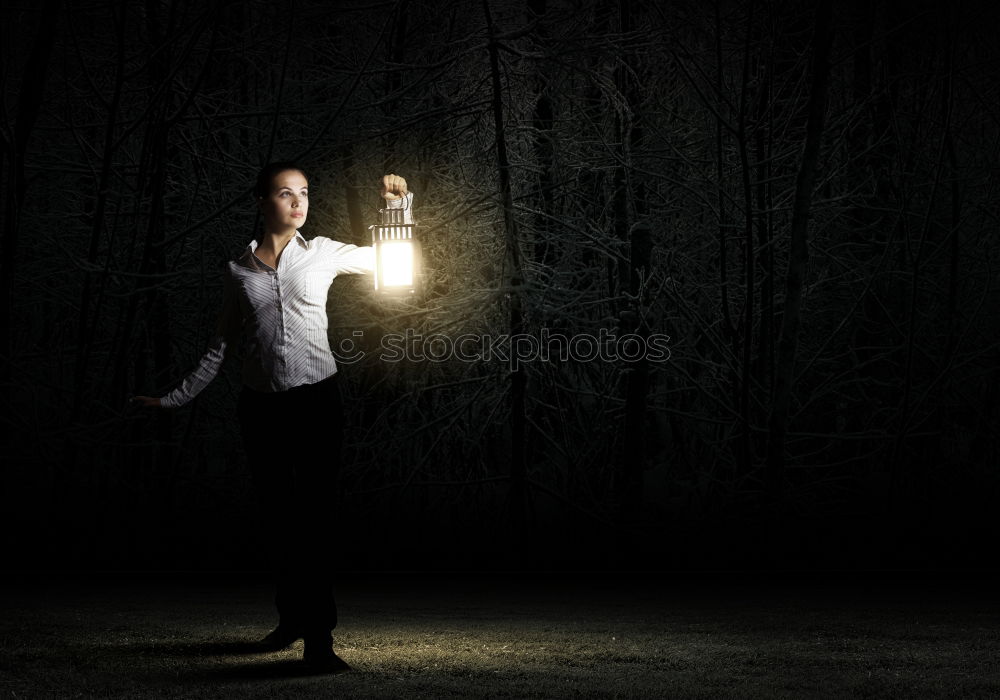 Similar – Image, Stock Photo Young woman jumping over drain