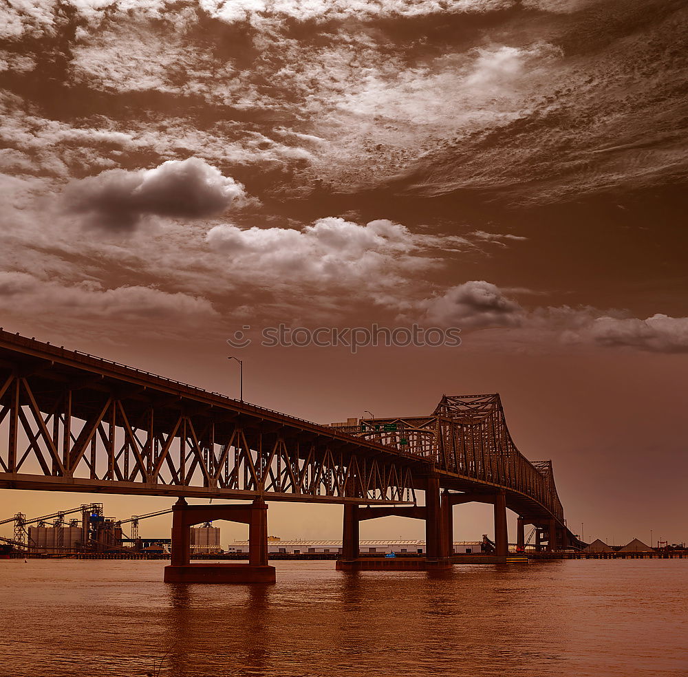Similar – Image, Stock Photo bridge Light Night Bonn