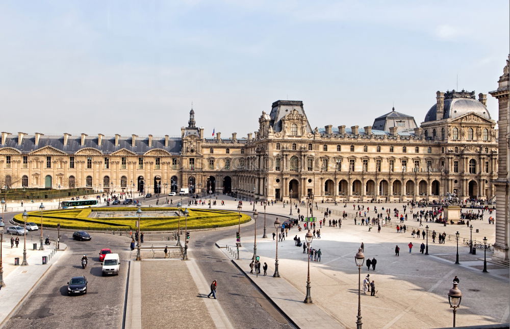 Similar – Paris cityscape with aerial architecture