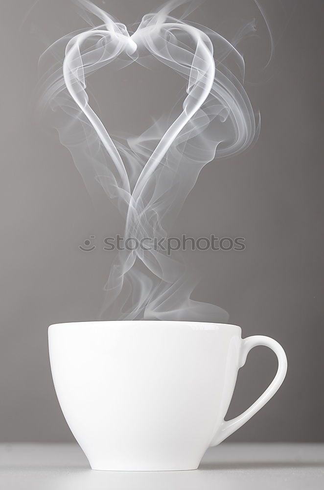 Similar – Hot drink with love.