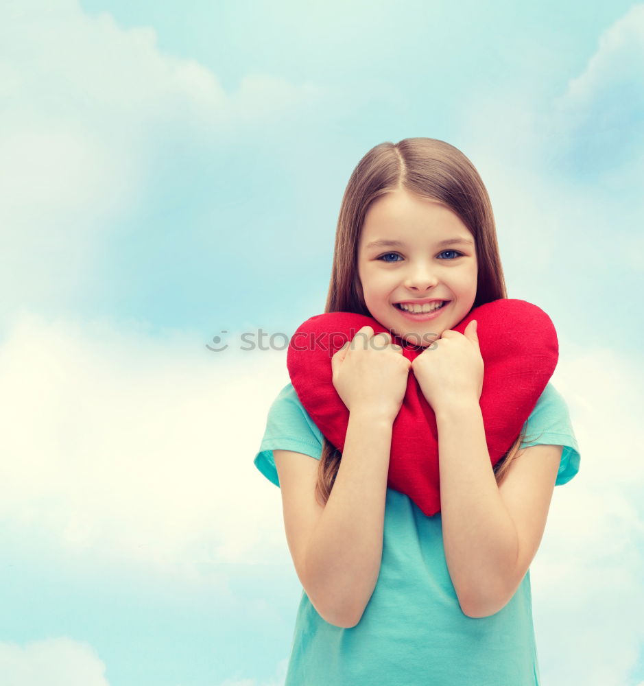 Similar – Image, Stock Photo smiling baby with a heart