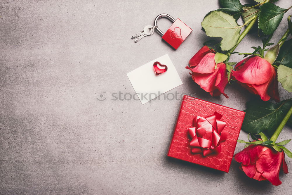 Similar – Image, Stock Photo Valentine’s Day Card mock up