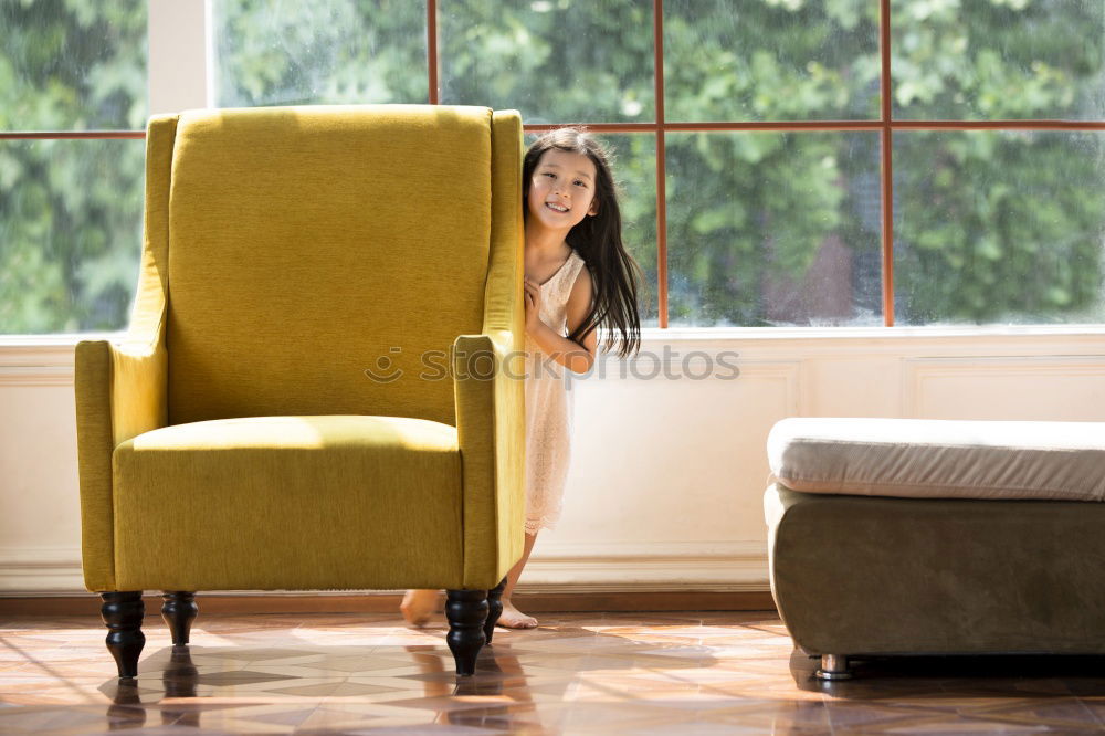 Similar – Image, Stock Photo Young black lady sleeping on sofa at home