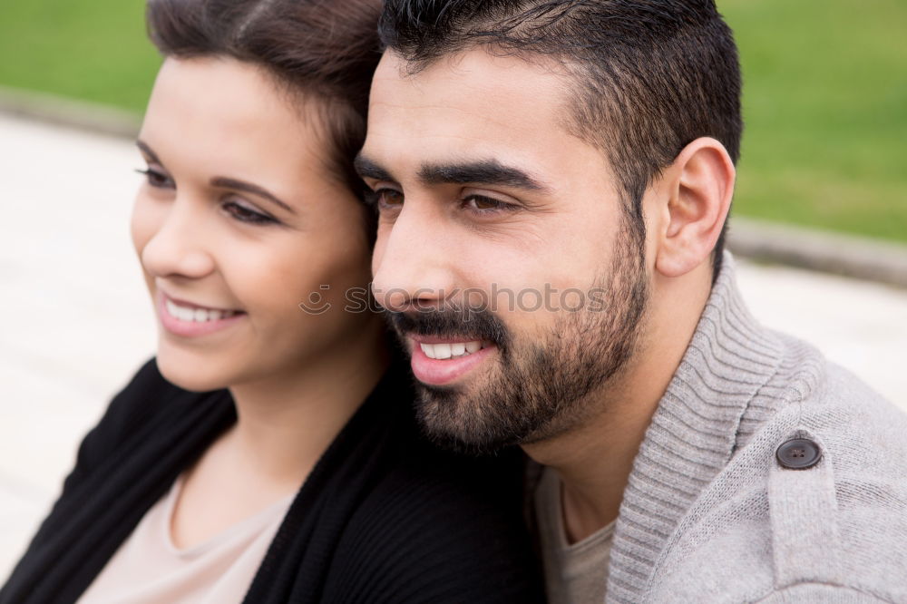 Similar – Image, Stock Photo Beautiful multiracial couple