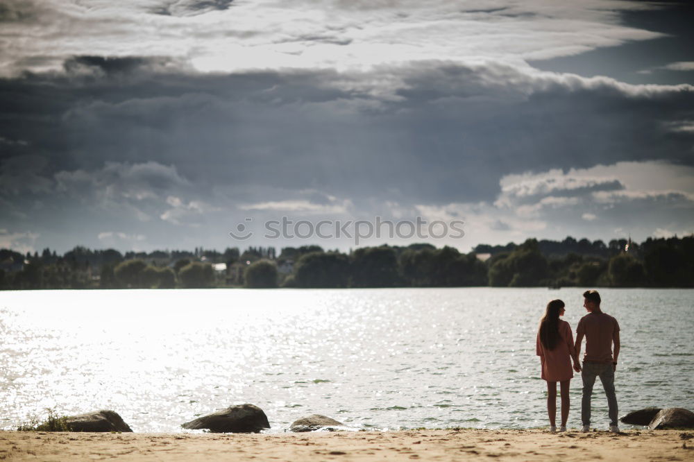 Similar – Image, Stock Photo Boy on plastic swimming aid in the lake