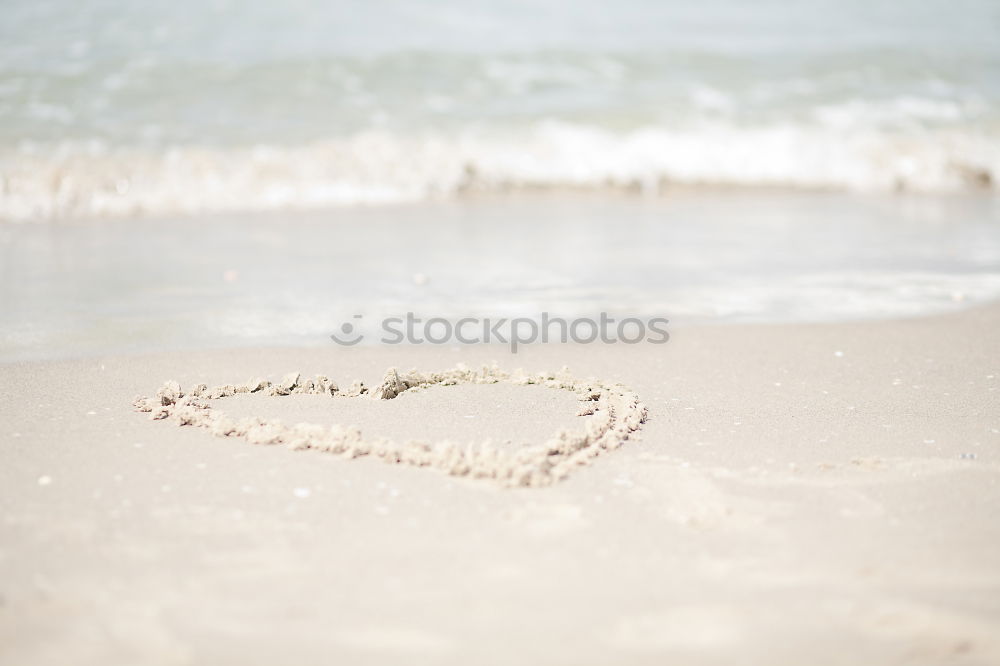 Similar – beach love Beach Ocean