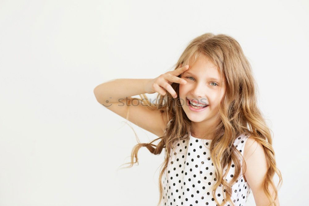 Similar – Close shot of girl using a mobile device