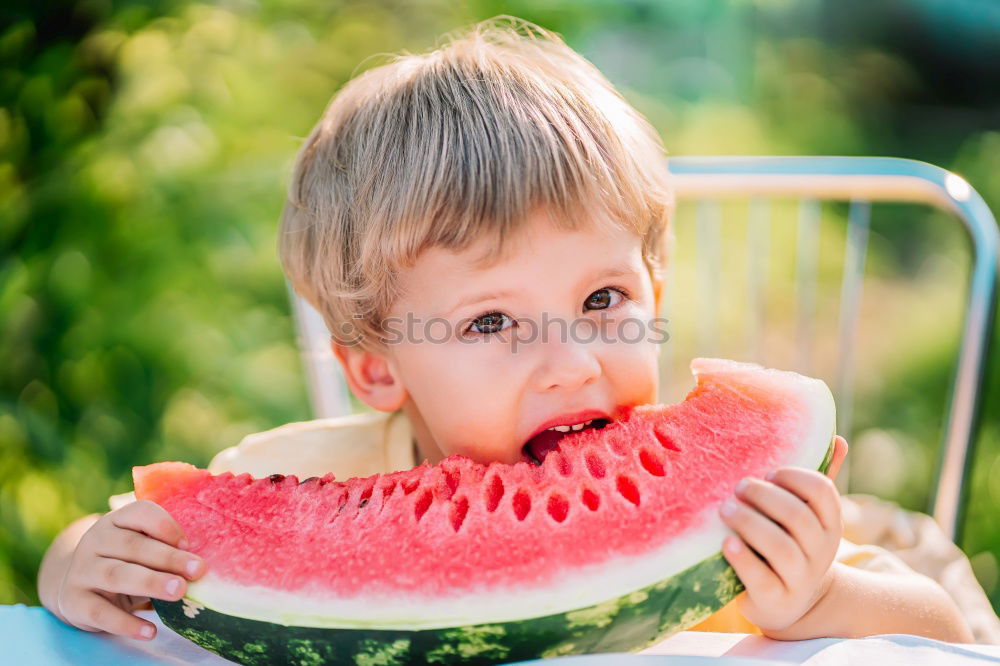 Similar – Image, Stock Photo A heart and a melon Part II