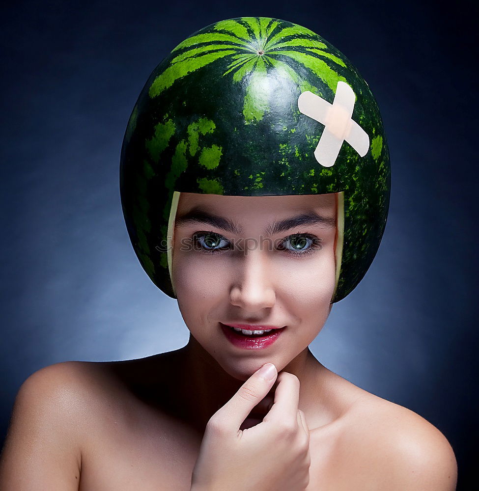 Similar – Image, Stock Photo Asian woman drinking from coconut