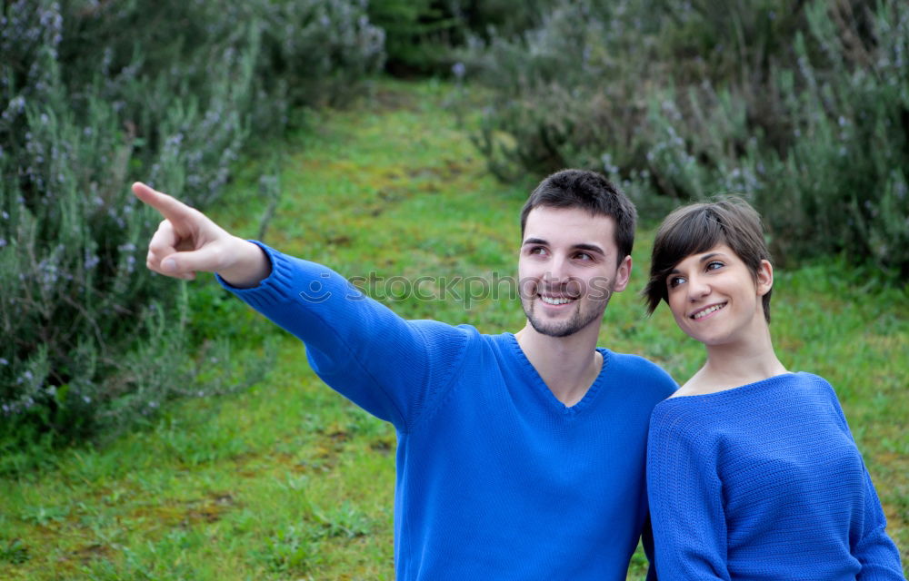 Similar – Couple in fir branches