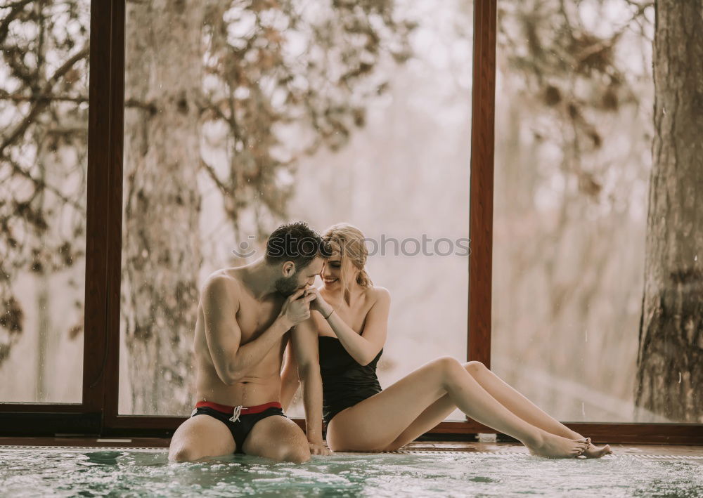 Similar – Couple In Love At Luxury Hotel