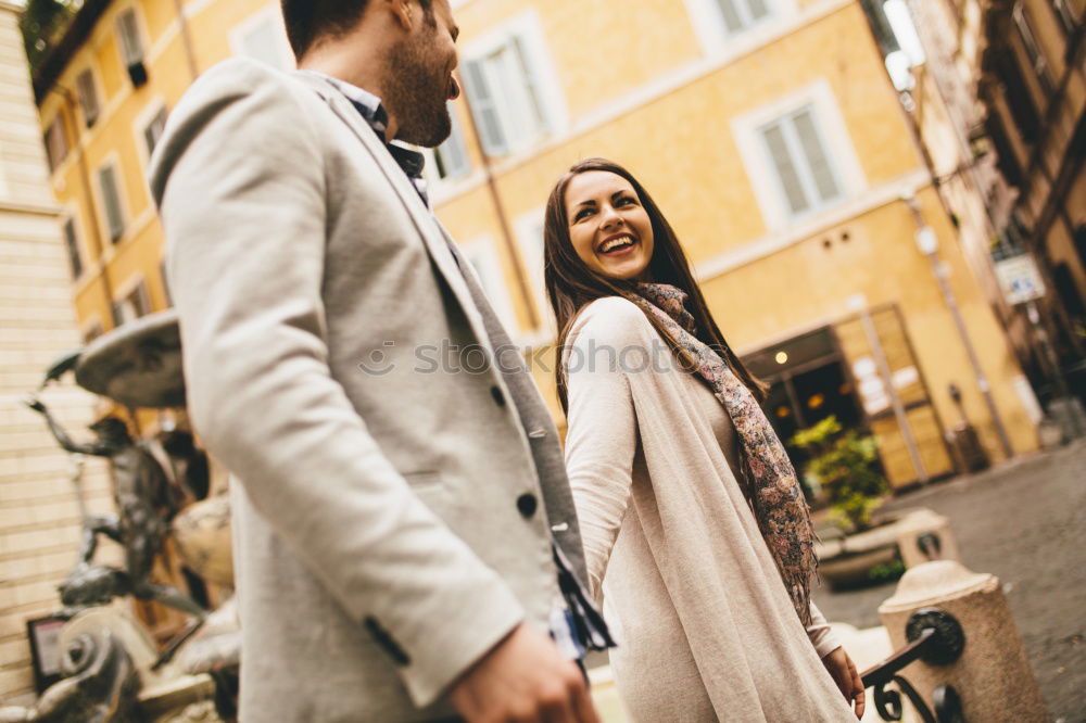 Similar – Retired couple out for a walk