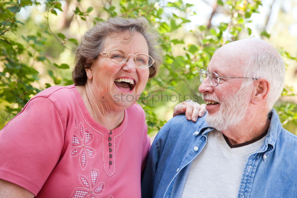 Similar – Image, Stock Photo fit of laughter Joy Happy