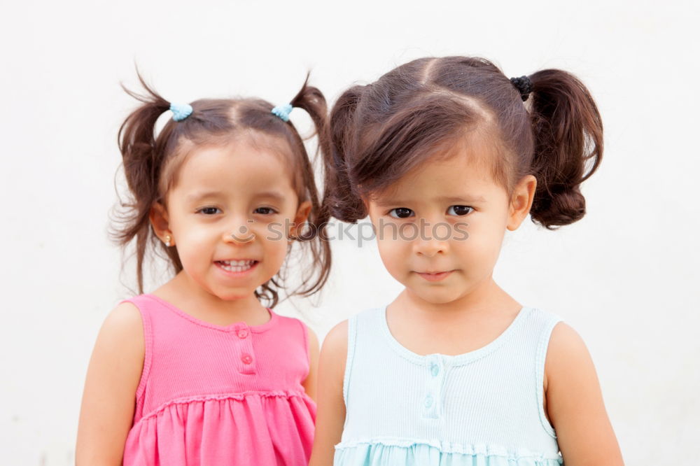 Similar – Portrait of a two little friends on a cruise at summer