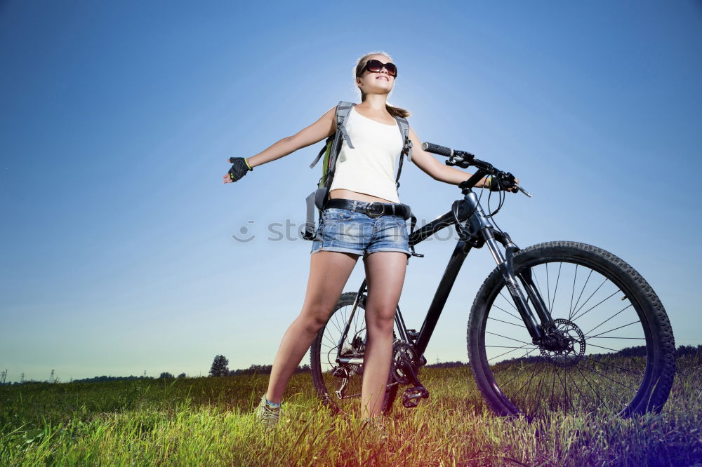 Similar – cyclists Wellness Life