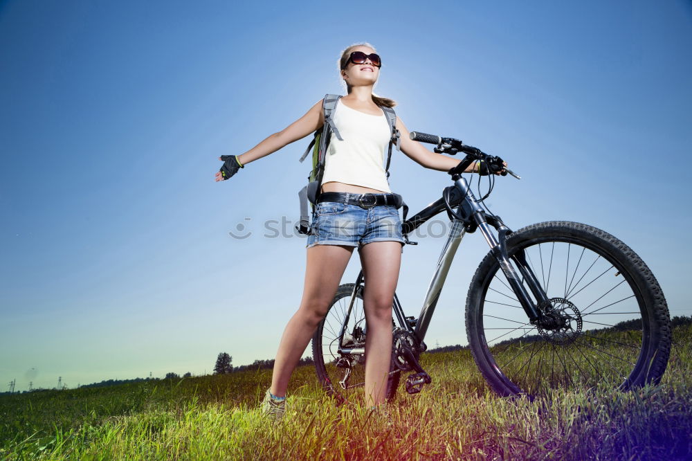 Similar – cyclists Wellness Life