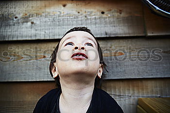 Similar – Schoolboy in the garden