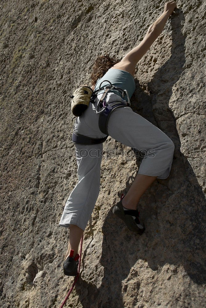 Similar – Image, Stock Photo Climbing . Freedom . Trust . Nature .