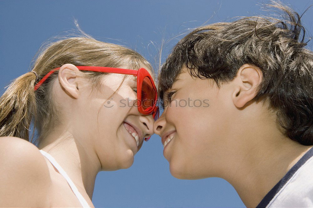 Similar – Image, Stock Photo Eskimo kissing 2