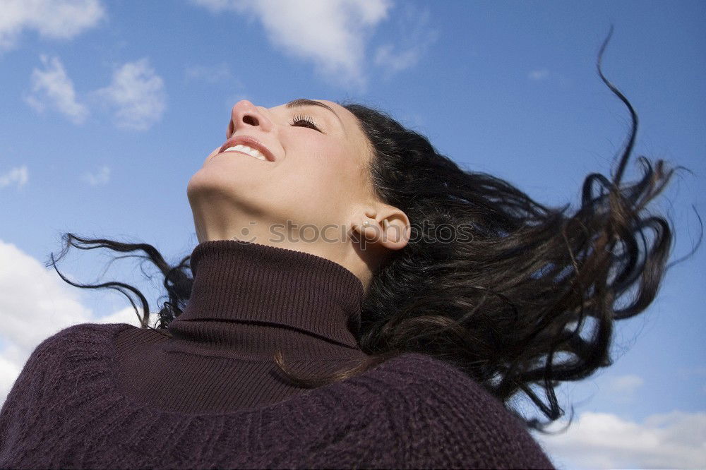 Similar – Image, Stock Photo profile of a beautiful young woman